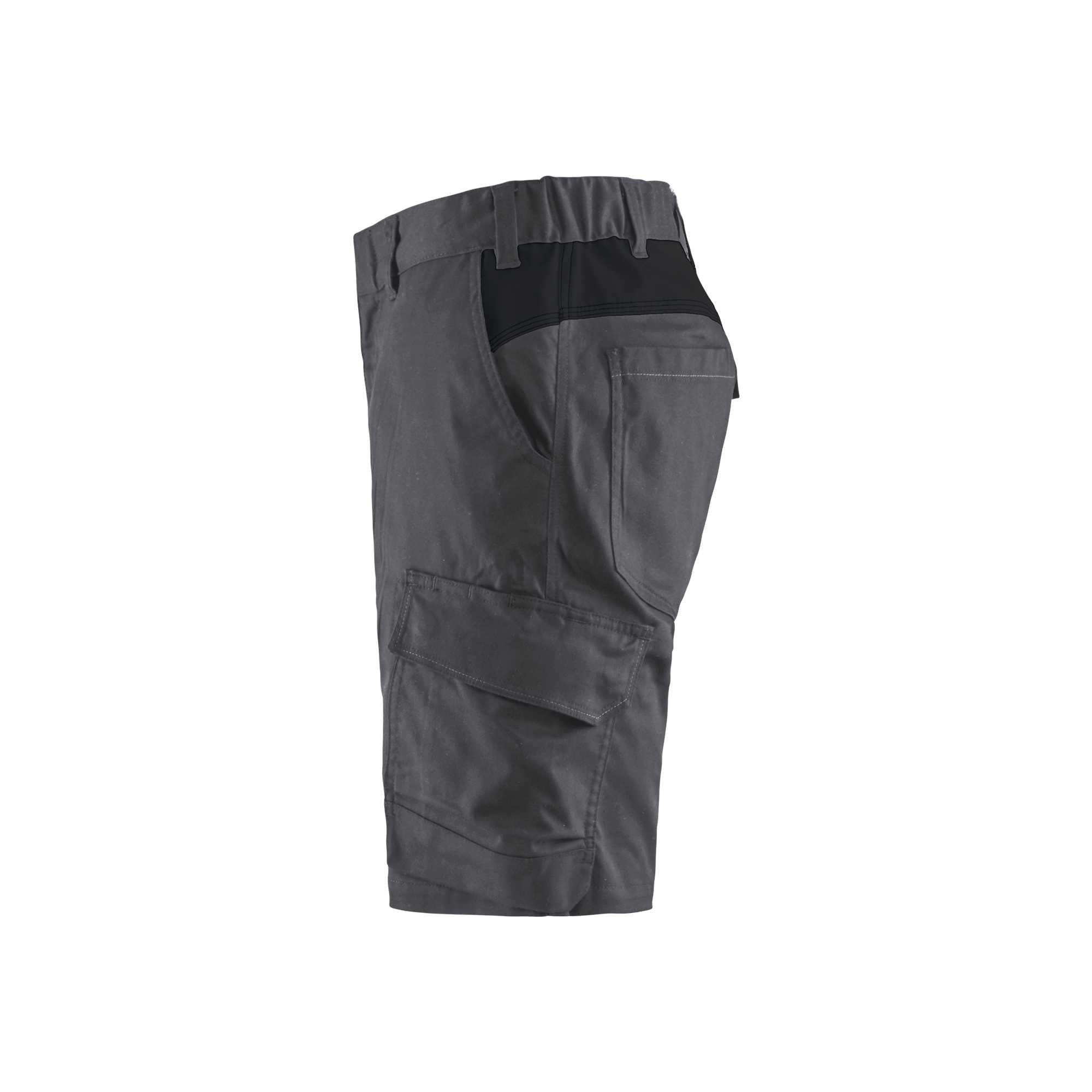 BLAKLADER 14461832 Industry shorts stretch Hi Vis Reflective Work Shorts Men - twill fabric